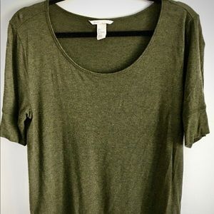 H&M Basics Olive Top
